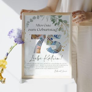 Geldgeschenk, Geldgeschenk, Geldgeschenk zum 75. Geburtstag, Personalisiert, DIY, Geburtstagsgeschenke Geld, Digitale Canva Vorlage, Last min original Geldgeschenk, bearbeitbares Geschenk
