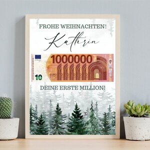 Geldgeschenk Weihnachten, personalisiert, DIY, Weihnachten Last Minute Geschenk, Digital Canva Vorlage, Last min original Geldgeschenk, bearbeitet werden