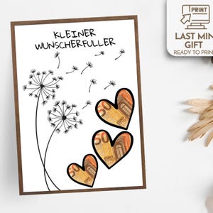 Geldgeschenk Karte, Geldgeschenk Karte, Geldgeschenk Geburtstag, Digital Canva Vorlage, Herz Design Geschenk, Last-Minute Geschenk, Geburtstagsgeschenk