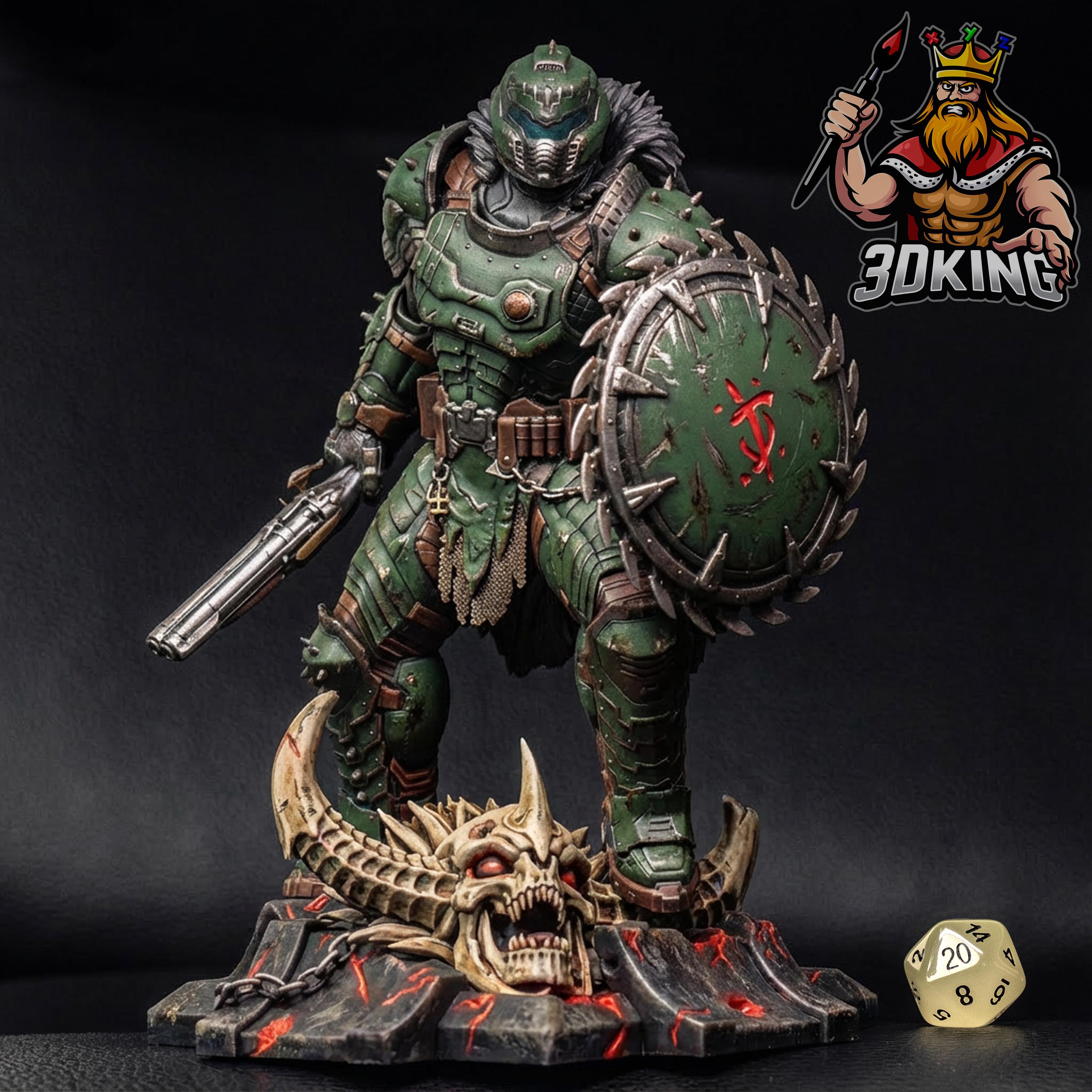Doom slayer figure - Etsy 日本