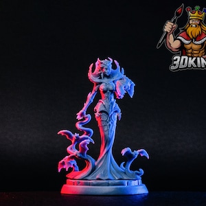 Señora de la sangre - Castillo de sangre - Taberna del hombre lobo blanco - Miniatura de fantasía - Resina 3D impresa 28-32 mm - 75 mm - Juegos de mesa DnD