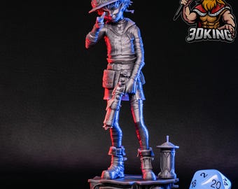 Isha - Arcane League of Legends-fanart - 3D-geprinte miniatuur - schaal 1:12