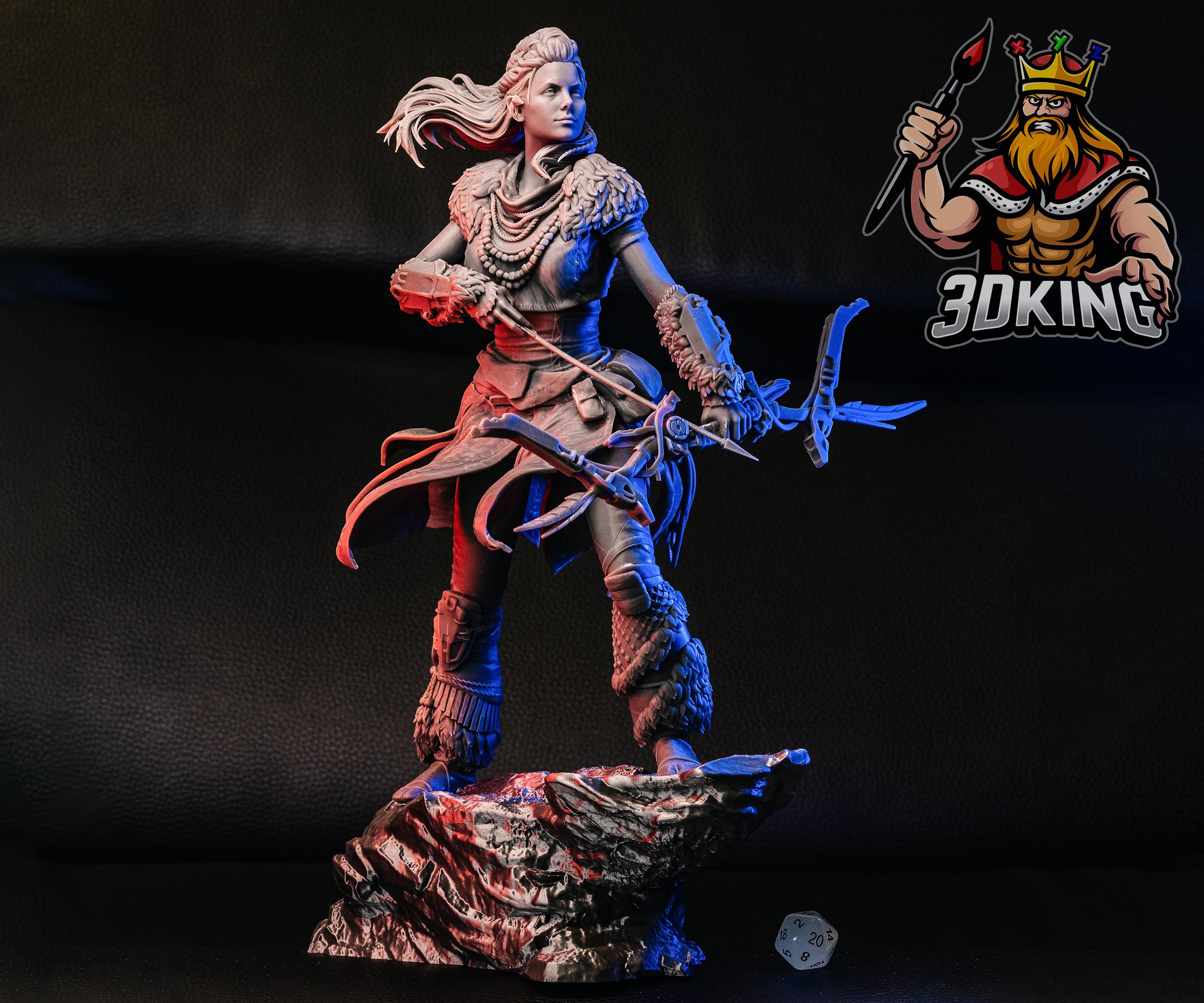 Horizon FORBTDDEN WEST フィギュア 約 Aloy - Horizon Zero Dawn - Forbidden West - 3D Printed Fantasy