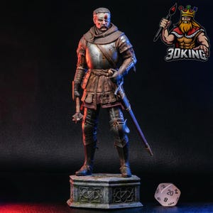 Jan Zizka 3D Printed Figure – Hussite Commander, Kingdom Come Deliverance Fan Art