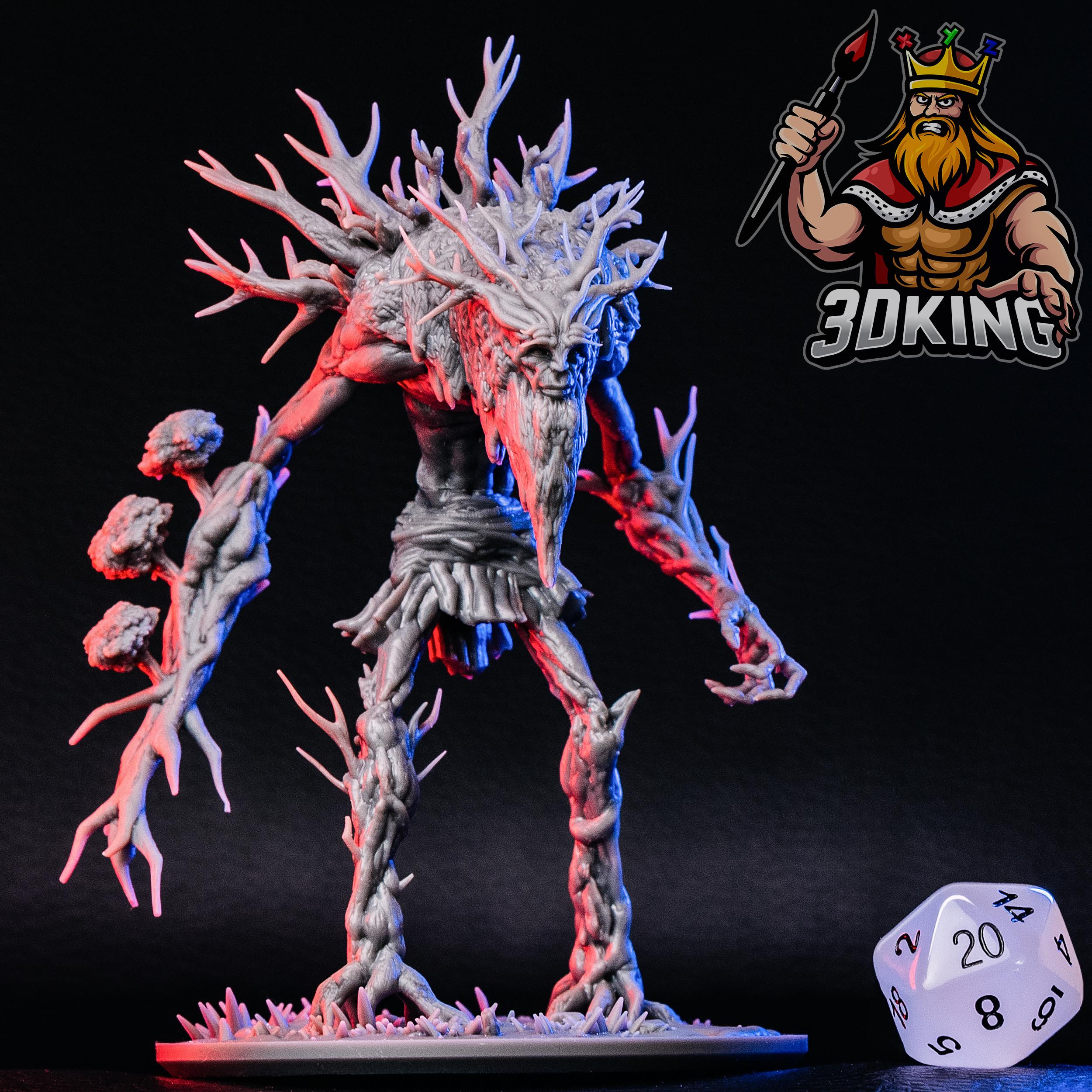 Leshy - Witcher Monster - Slavic Mythos - Clay Cyanide Miniatures - Fantasy Miniature - 3D Resin Printed 28-32mm DnD Tabletop Gaming