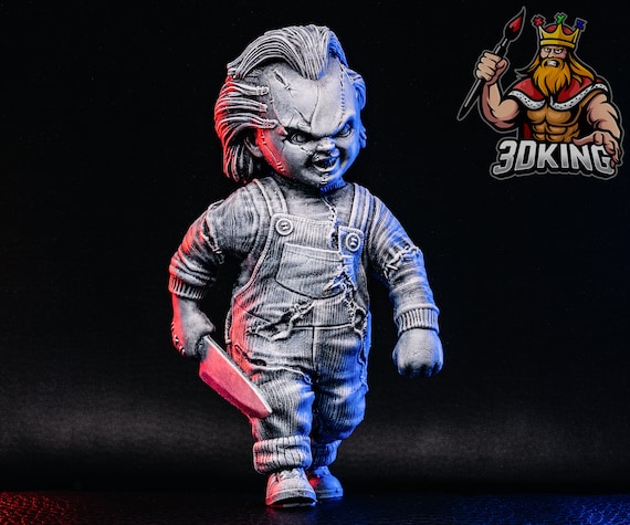 チャッキー ミニチュア：チャイルド・プレイ 3Dプリント樹脂フィギュア