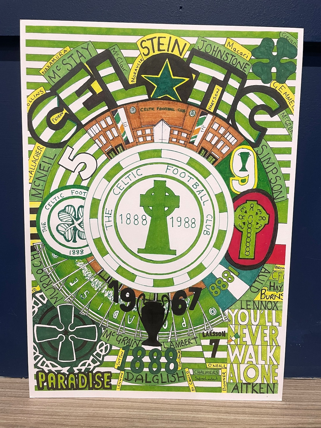 History of Celtic Football Club - Scottish Football - Glasgow - A4 ...
