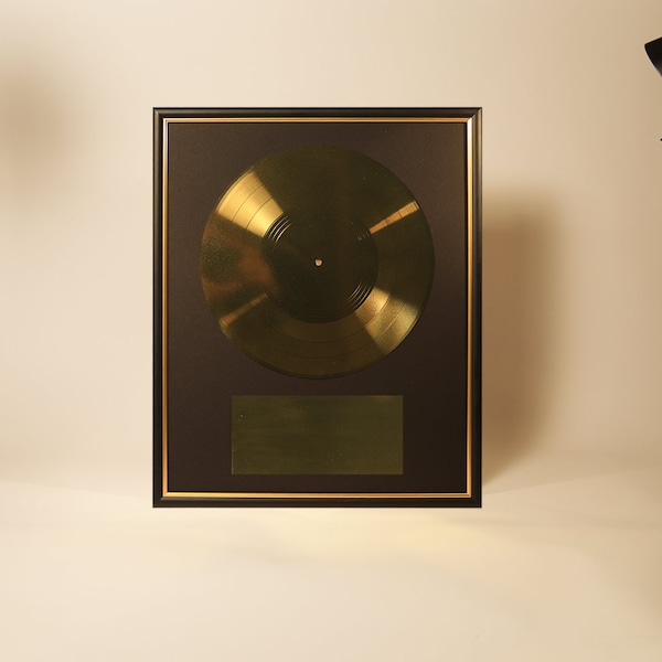 Real fully customizable Golden Disc under frame