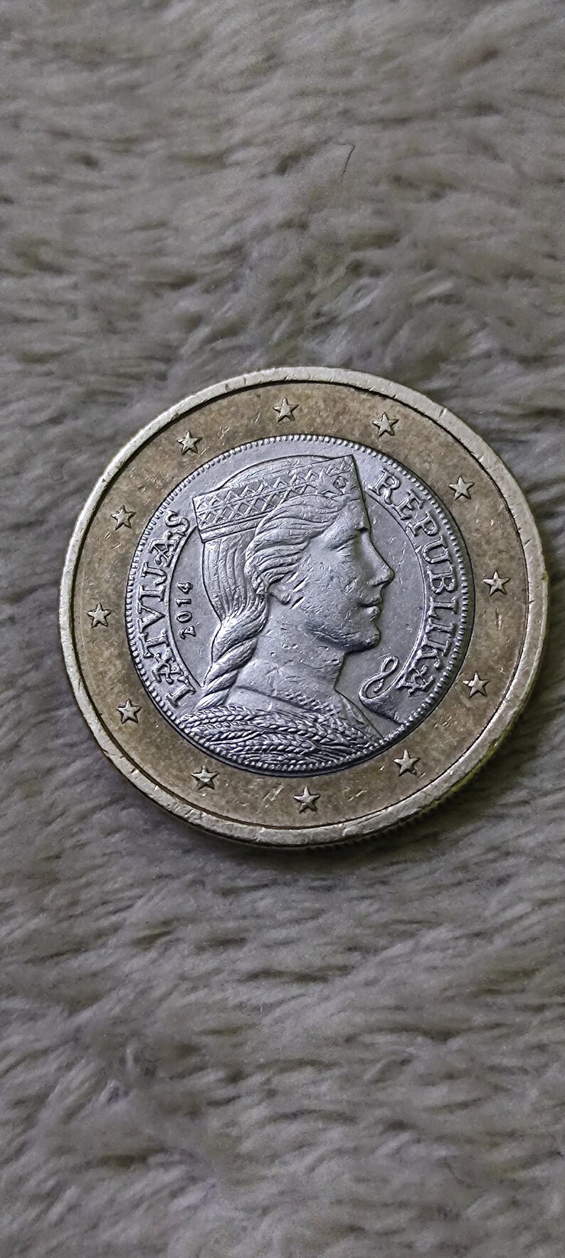 Piece De 1 Euro Republika Latvijas 2014 Prix Pièce 1 euro REPUBLIKA LATVIJAS 2014 - Etsy France