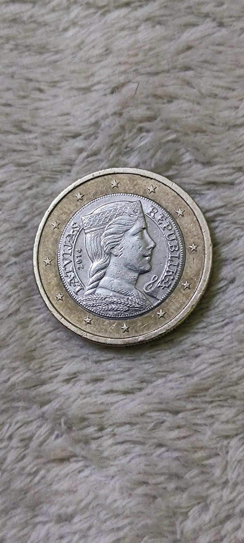 Piece De 1 Euro Republika Latvijas 2014 Prix Pièce 1 euro REPUBLIKA LATVIJAS 2014 - Etsy France