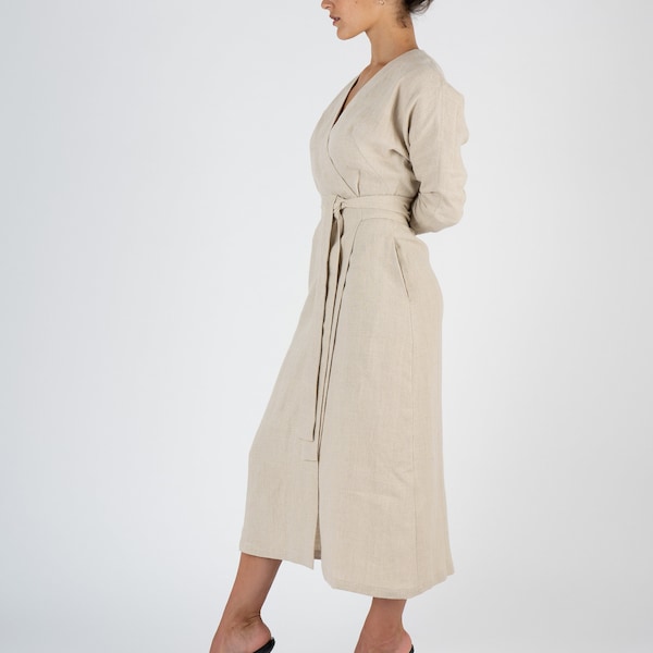 Robe en 100% chanvre Maro - Naturel