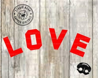 Valentine SVG Love SVG et PNG Téléchargement instantané Prêt à couper des fichiers