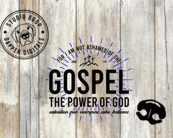 Christin SVG Gospel SVG & PNG Téléchargement instantané, prêt à découper des fichiers
