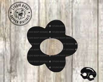 Fichier SVG fleur pour Tshirt tasse ou oreiller Hippie inspiré Fun fleur SVG & PNG Téléchargement instantané prêt à couper des fichiers