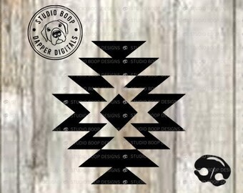 Native American SVG fichier Tribal Design Tshirt ou Mug cadeau SVG & PNG téléchargement numérique prêt à couper des fichiers