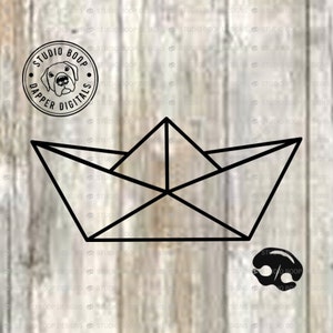 Paper Boat SVG & PNG Digital Download Ready to Cut Files