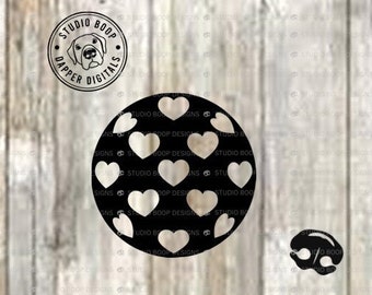 Fichier SVG Pickleball Coeur Pickleball SVG & PNG Téléchargement numérique Prêt à couper des fichiers