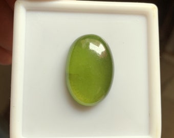 Vesuvianite, Natural Vesuvianite, Oval Shape Cabochons Top Quality Lot Gemstone, 29.00 Caret Size 16X24 mm For Making Jewelry,