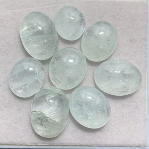 100% Natural Aqua Marine Oval Shape Smoothies Cabochons Lot Gemstone, 84.00 Caret Size 12 mm To 18 mm For Making Jewelry Ring Pendant Size,