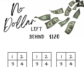 No Dollar Left Behind Mini - Fits A6