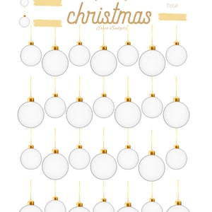 Christmas Savings Challenge