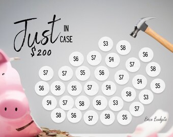Just In Case Savings Challenge - Fits A6