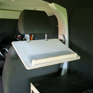 Campervan Vehicle single seat Head rest Table/desk Top Laptop iPad stand