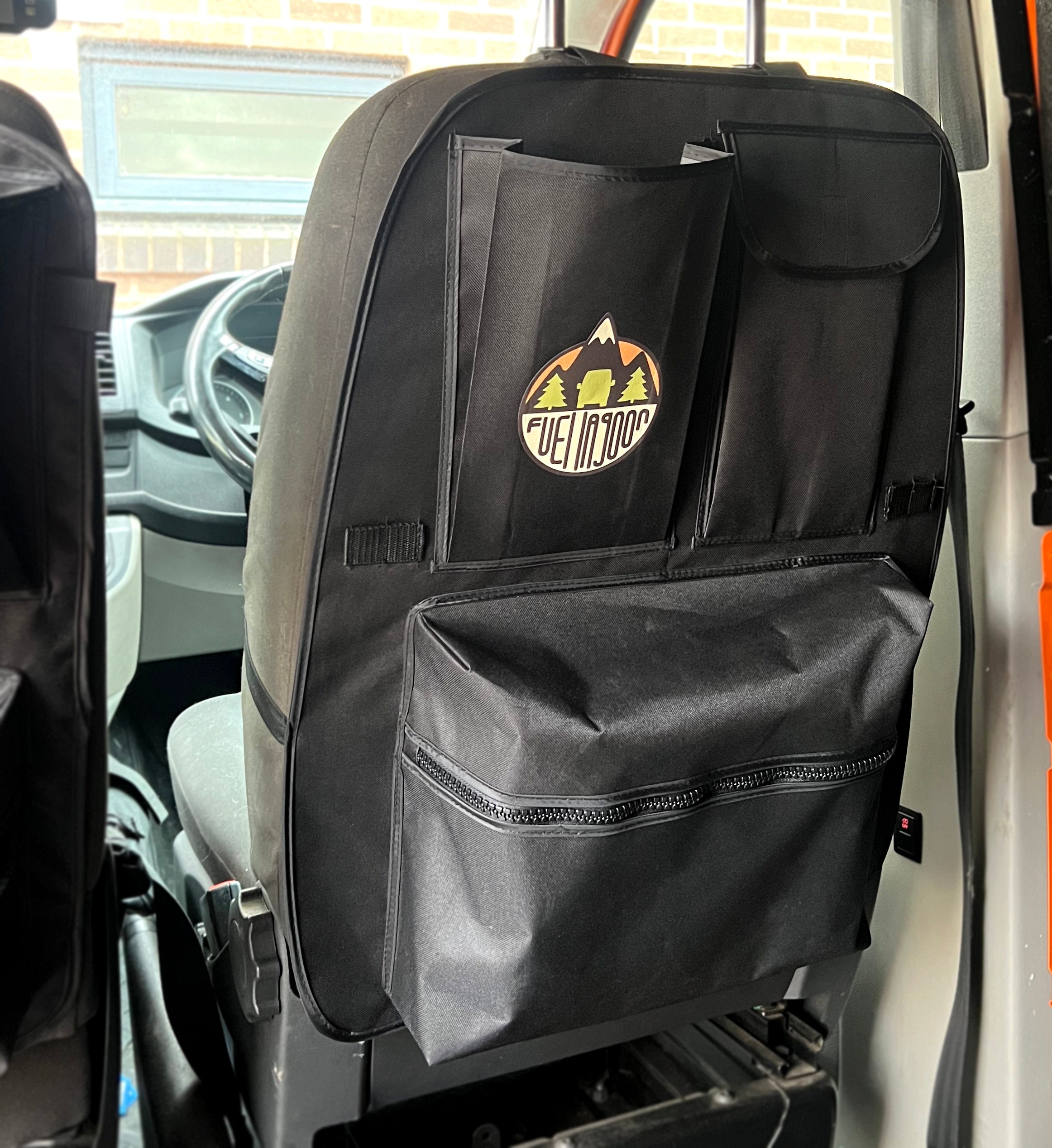 For VW Crafter / ManTGE, back Seat storage Organiser, Captain seats, Van or Campervan, Van-x premium