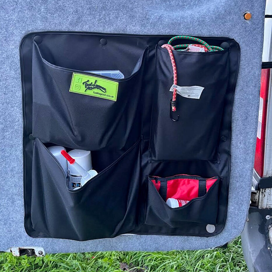 Lot De 2 Organiseurs De Rangement Pour Porte De Ford Transit Custom - Tissu Oxford 600D Imperméable