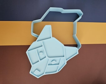Wolf Stylized Cookie Cutter and stamp -Animal Series