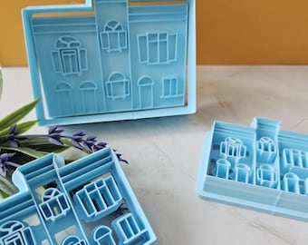 Fun Houses of San Juan - Cutter & Stamp or imprint- Puerto Rico Collection