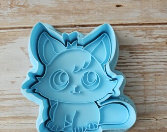 Fun Cat Cookie Cutter and stamp - Cat Series
