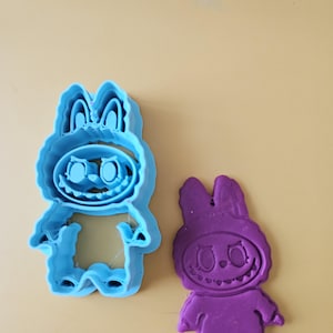 Forest Monster Cookie Cutter & Stamp – Labubu-Inspired Design – Stamp or Imprint