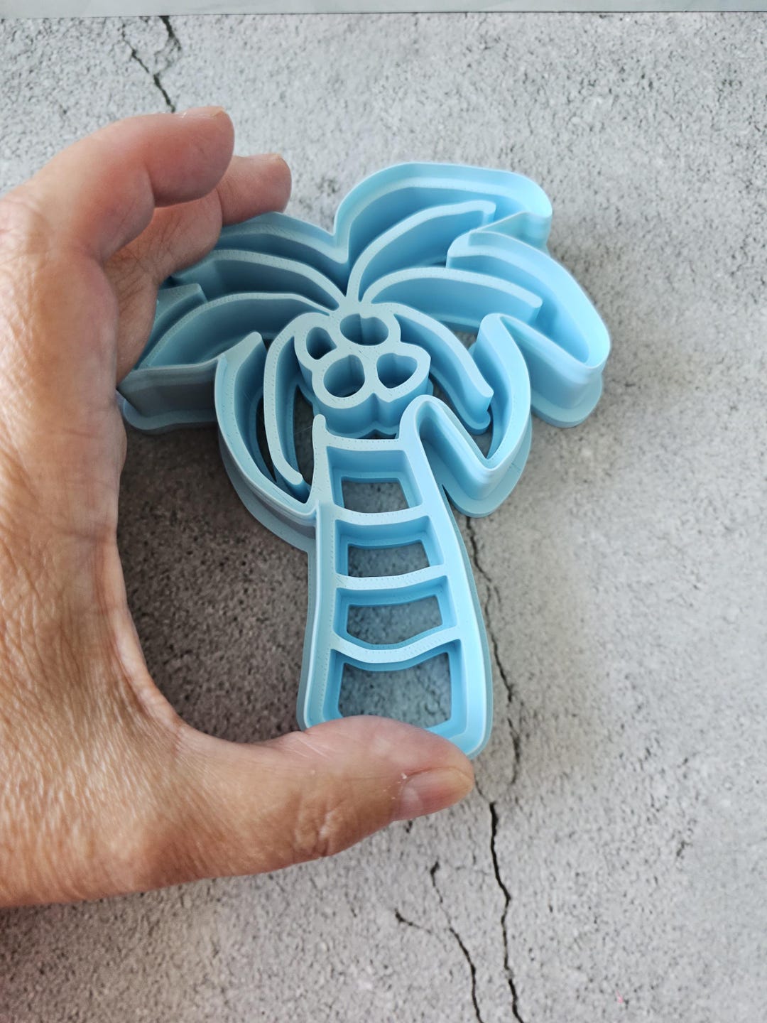 Palm Tree Cookie Cutter- |cutter and Stamp or Imprint| Tropical Coconut ...