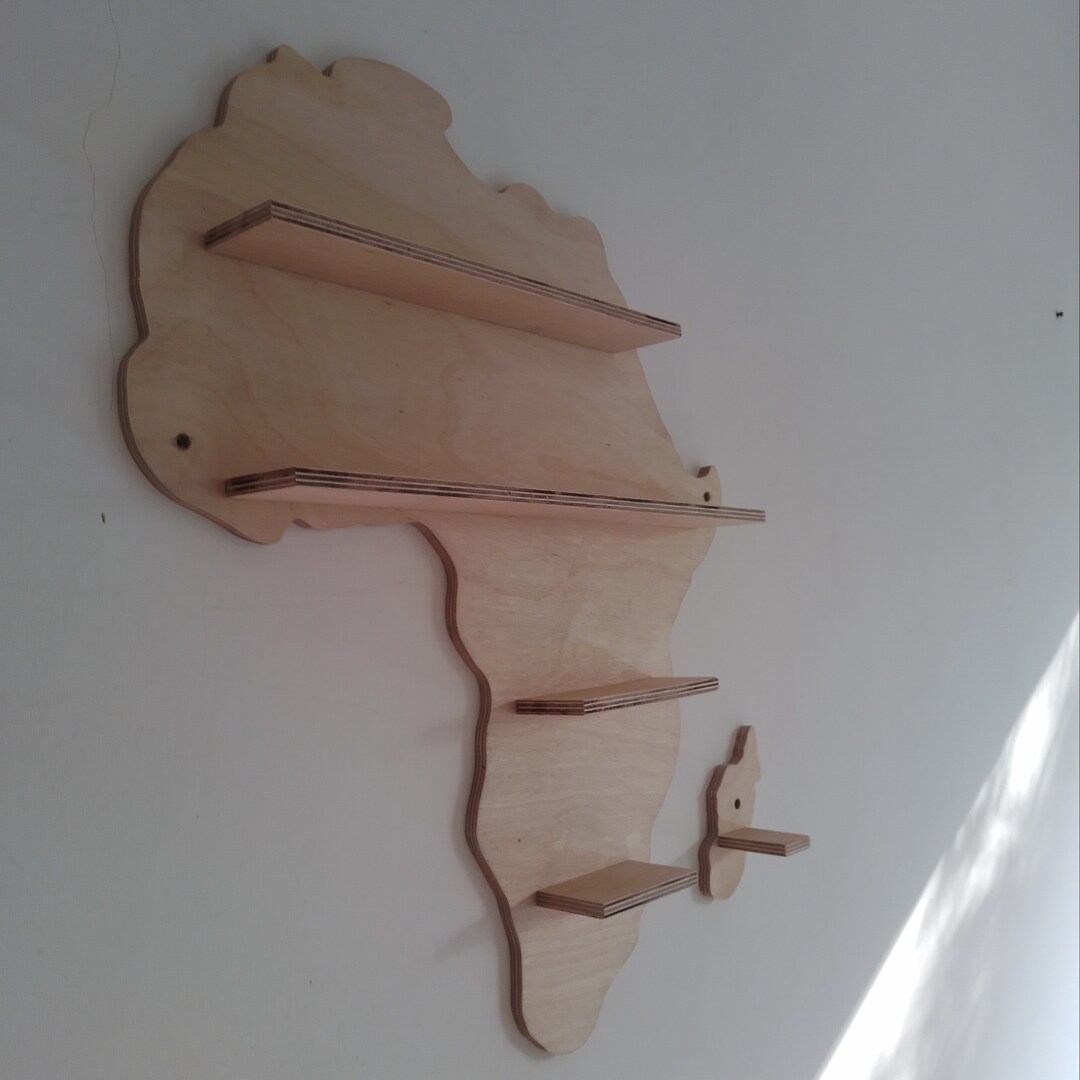 Africa Shelf/ Montessori/display Shelf/ Unique Decor/ Baby Decor