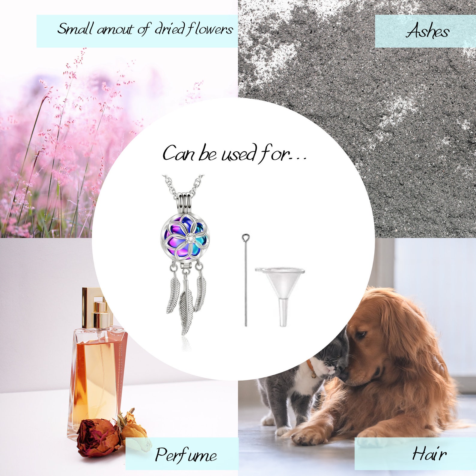 Dream Catcher Urn Necklace for Ashes Dream Catcher Pendant Etsy