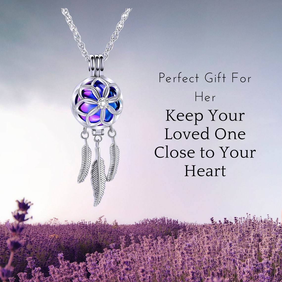 Dream Catcher Urn Necklace for Ashes Dream Catcher Pendant Etsy