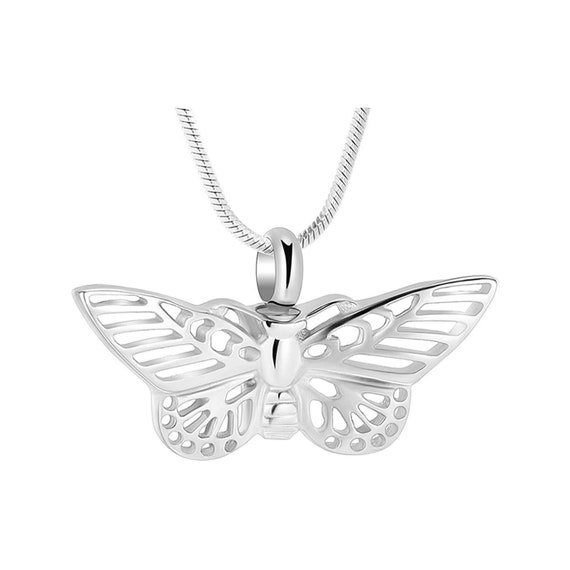 Buy LuxglitterLin Now She Flies with Butterfly Urn Necklace for Ashes  Insect Cremation Jewelry Memorial Keepsake Pendant for Human Pet,  UR-15_Butterfly at Amazon.in