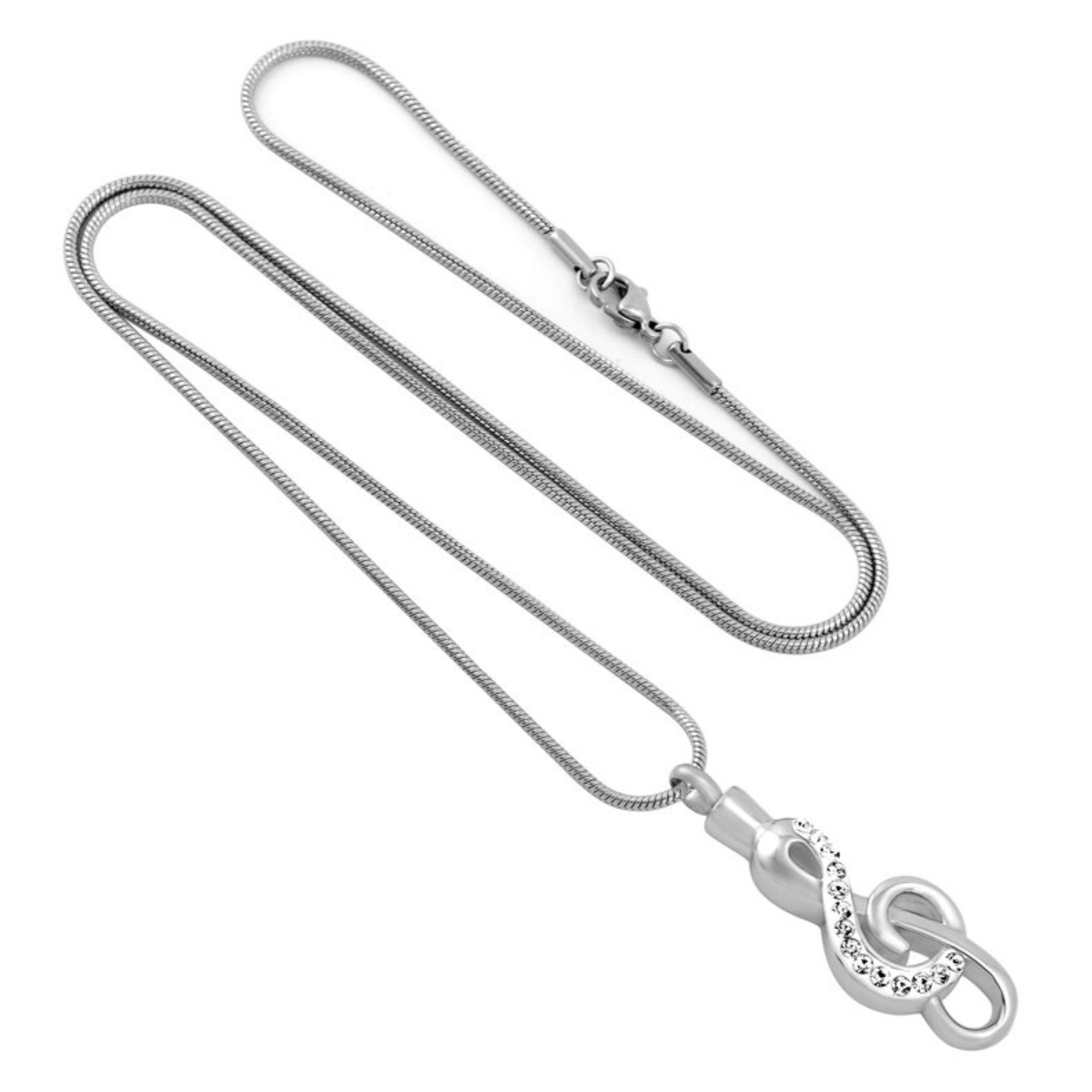 Music Note Urn Necklace Music Note Necklace for Ashes Music Etsy