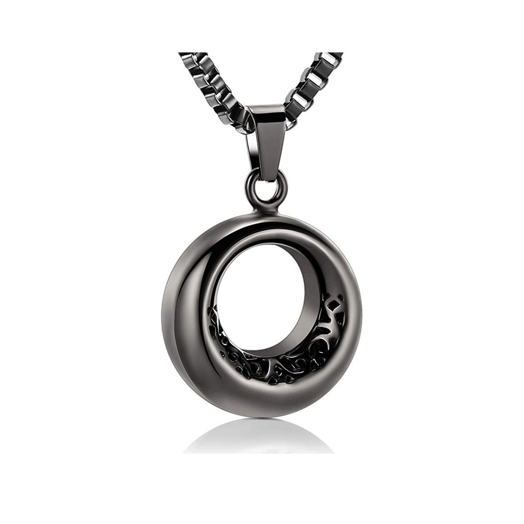 Circle of Life Cremation Necklace, Memorial Cremation Jewelry, Memorial Locket for Ashes, Locket