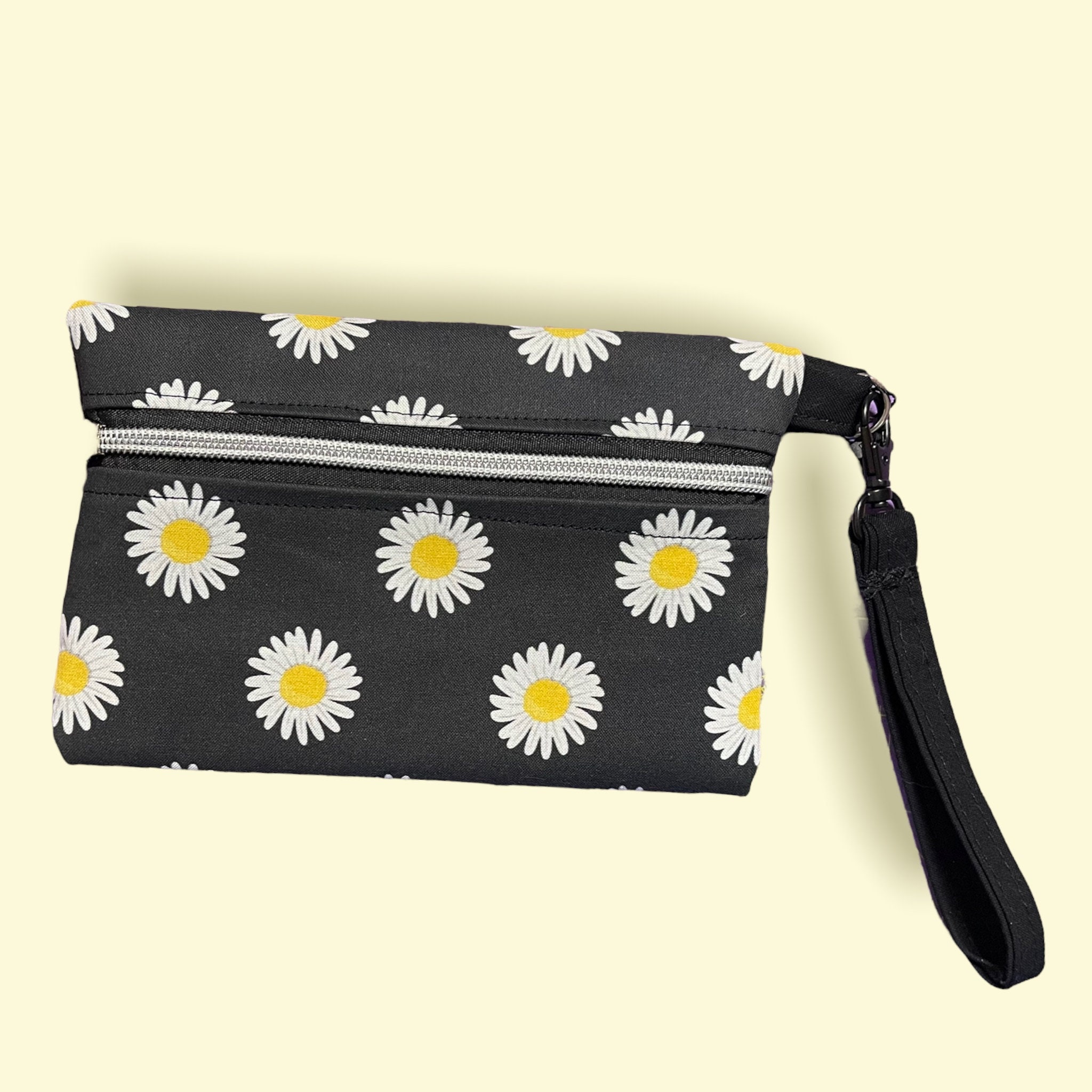 Daisy Rose Women's Dual Zipper Wallet and Phone Clutch