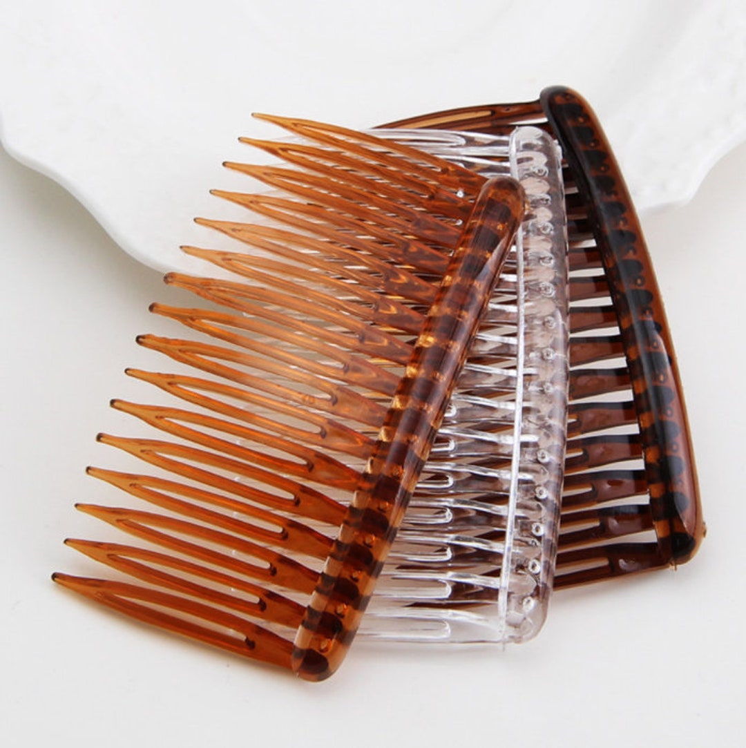 Pack of 3plastic Side Hair Combs Slides Grips for Women Etsy UK