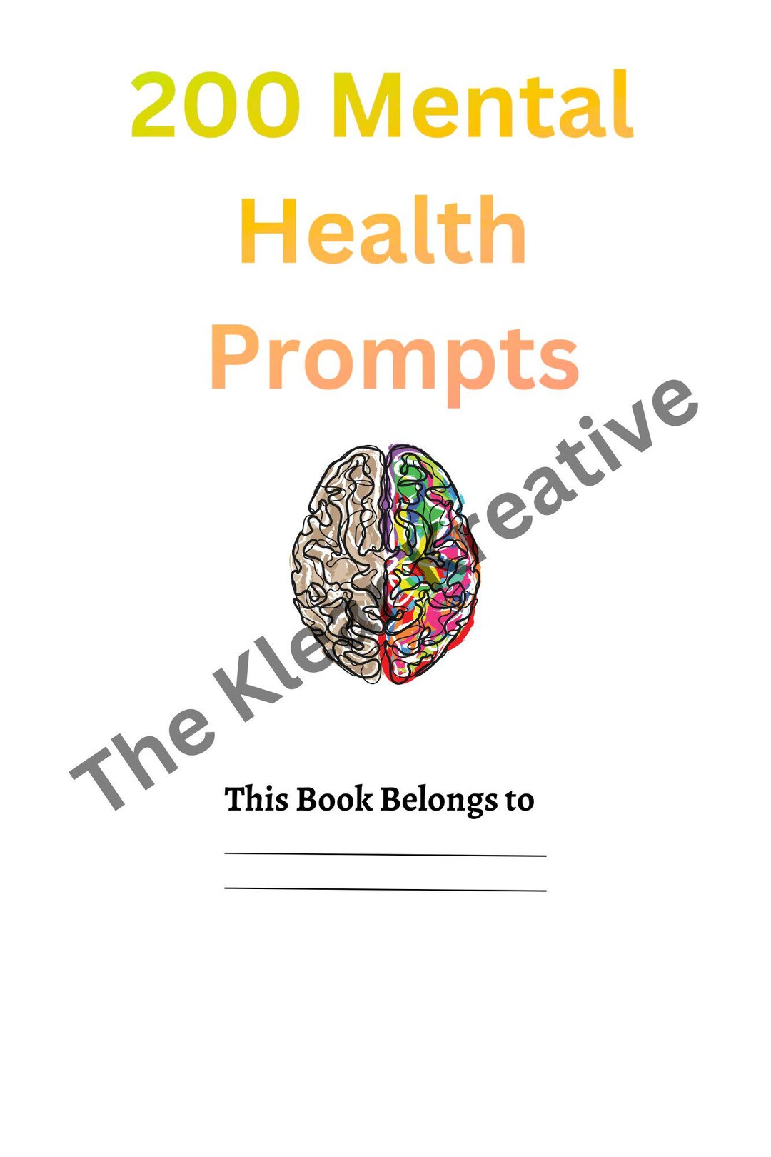 200 Mental Health Prompts - Etsy
