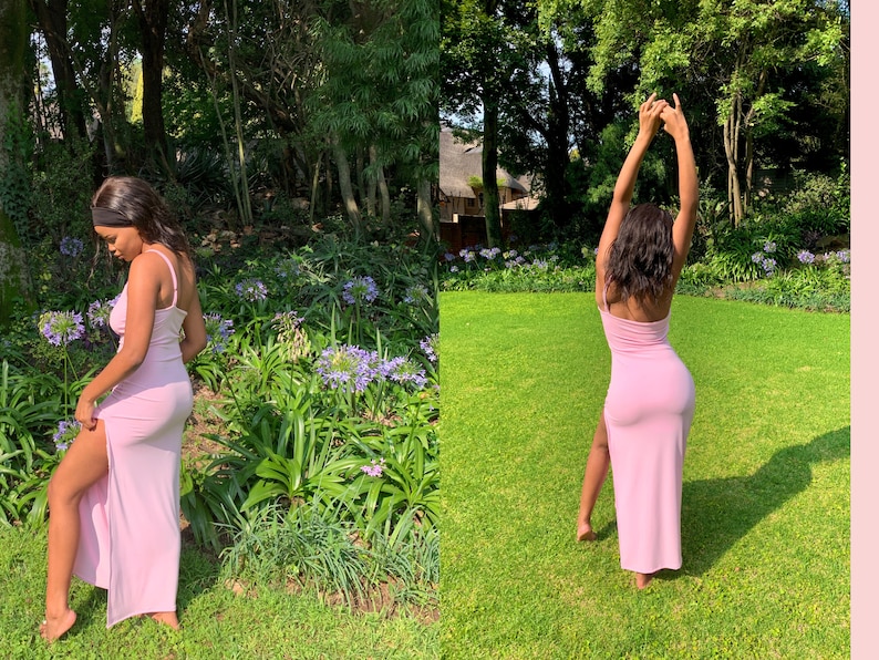 Maxikleid Schnittmuster, One-Shoulder-Kleid-Schnittmuster, Bodycon-Kleid-Schnittmuster, Schnittmuster für Frauenkleid, Schnittmuster Bild 2