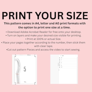 Halter Top Sewing Pattern, Y2K inspired Halter Crop Top Sewing Pattern, Beginner Sewing Patter, Women's Top Pattern, Digital Printable PDF image 6