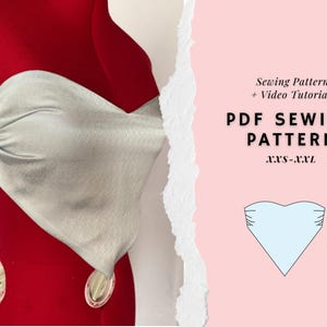 Backless Top Sewing Pattern, Womens Top Sewing Pattern, Summer Top Sewing Pattern, Sewing Pattern Crop Top, Y2k Sewing Pattern