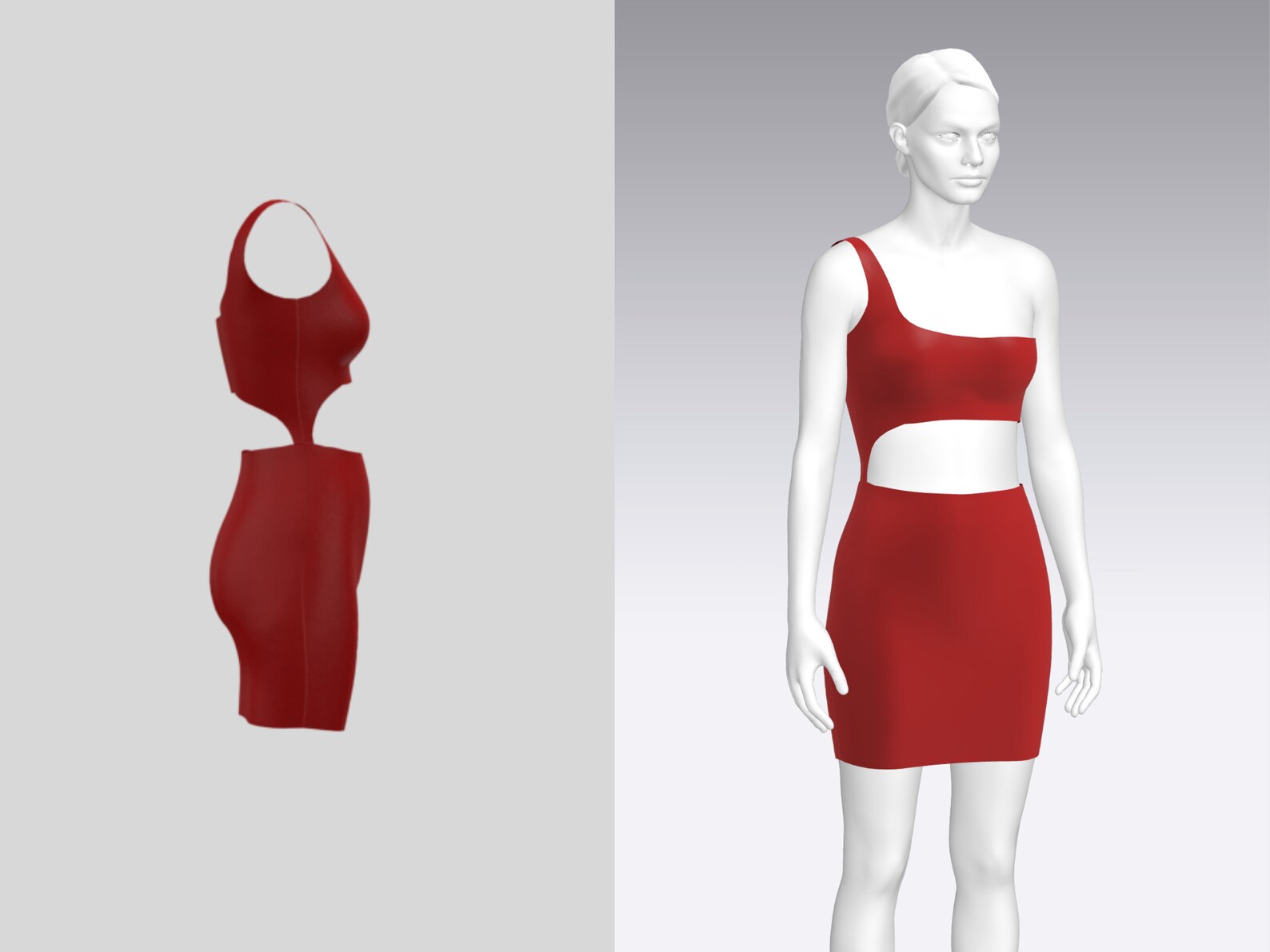 Cut Out Bodycon Dress Sewing Pattern Dress Sewing Pattern - Etsy