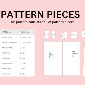 Dress Sewing Pattern| Summer Dress Pattern |Midi/ Maxi Dress Pattern | Strapless Dress Pattern |Women's Dress Patterns| PDF Beginner Pattern image 7