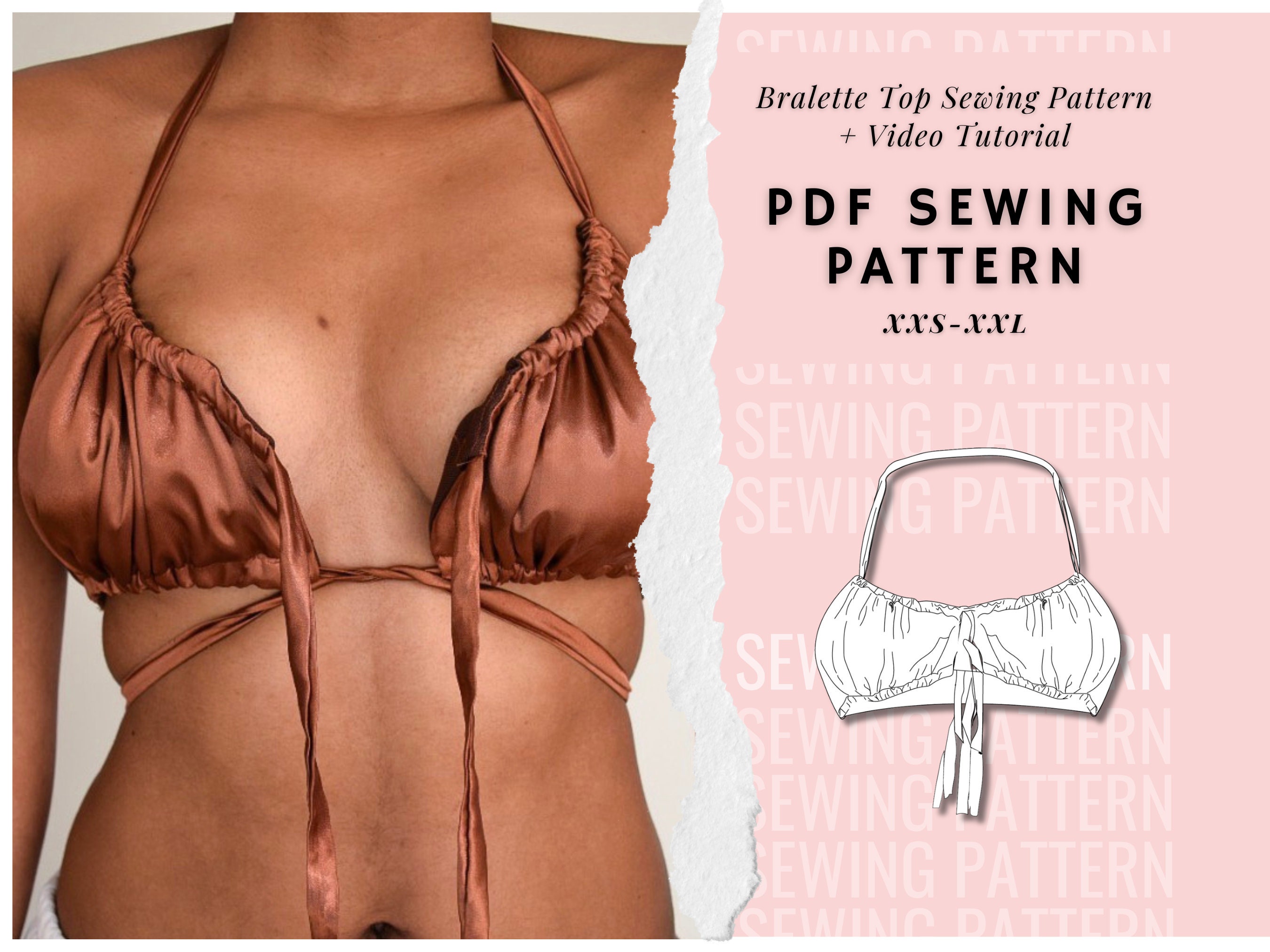 Bralette Pattern Sewing 