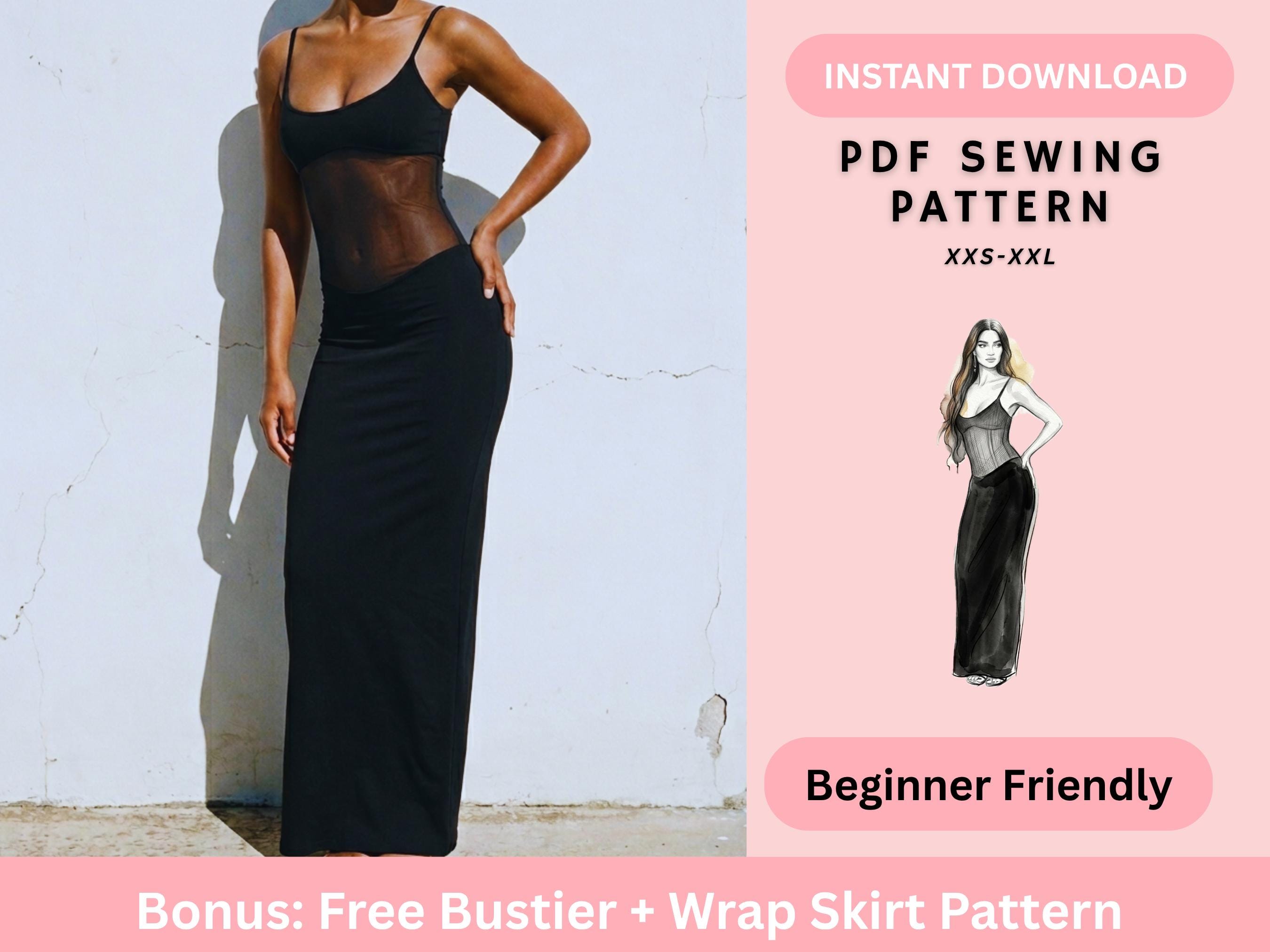 sheer dress sewing pattern How to Sew an Outrageously Beautiful Overlay Simplicity 8545